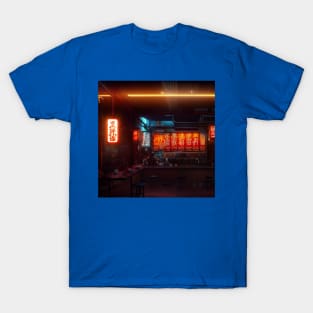 Cyberpunk Tokyo Ramen Shop T-Shirt